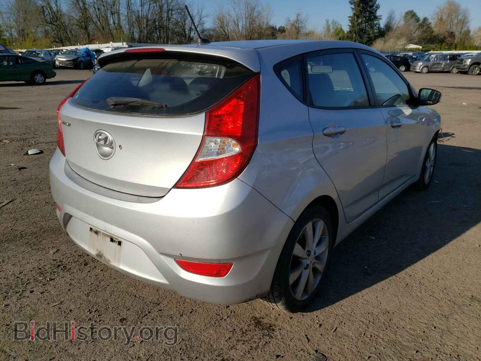 2012 HYUNDAI ACCENT - VIN: KMHCU5AE2CU014080 - Фото 4