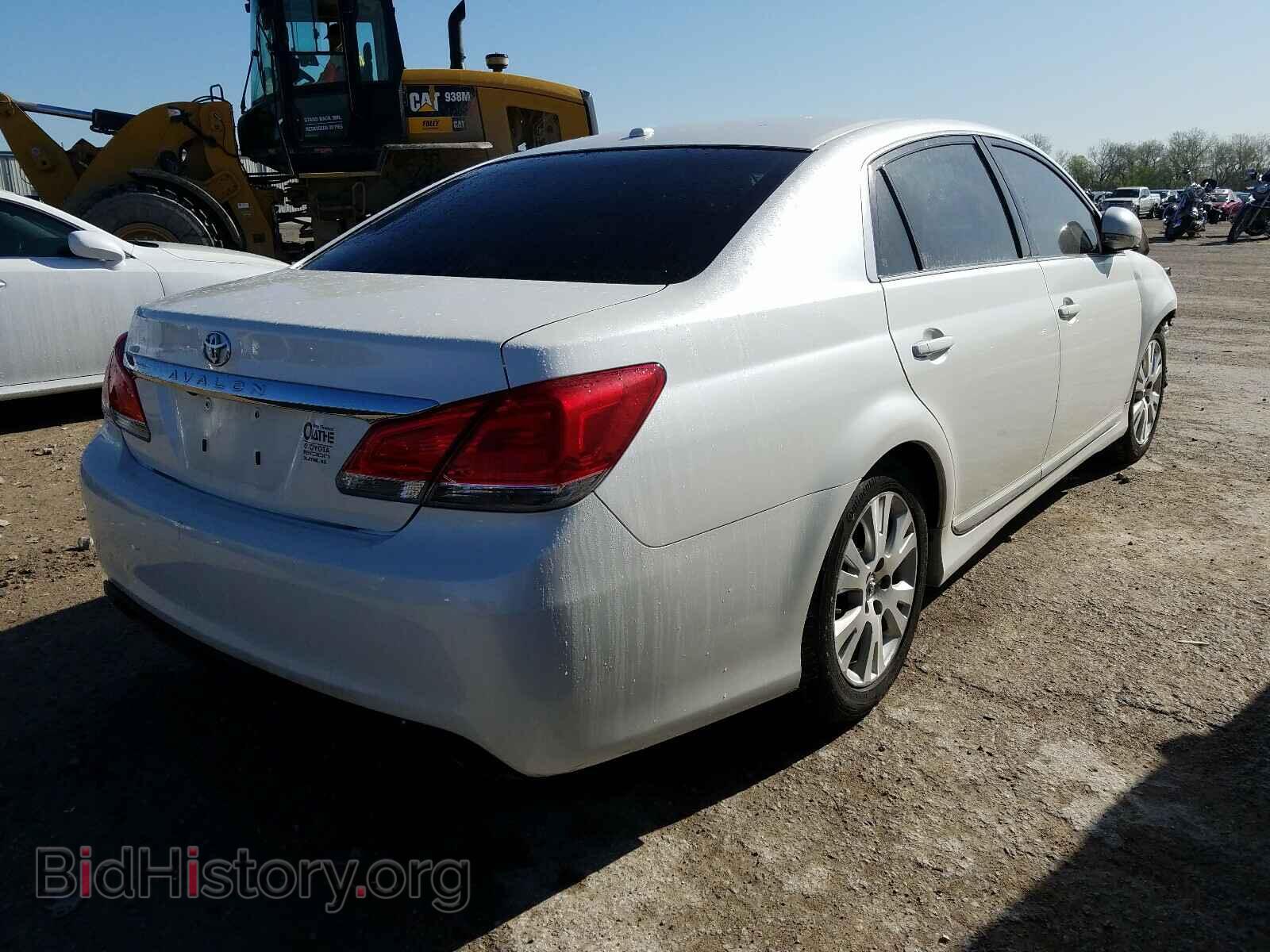 2011 TOYOTA AVALON - VIN: 4T1BK3DB7BU435606 - Фото 4