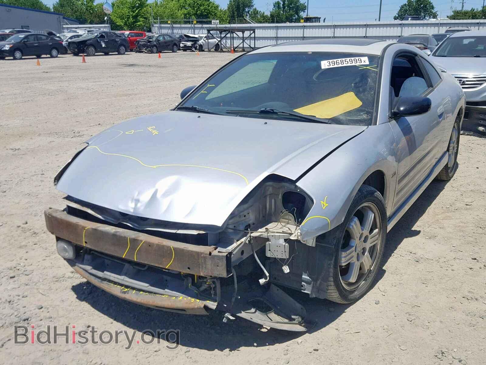 2000 MITSUBISHI ECLIPSE - VIN: 4A3AC84L6YE093570 - Photo 2