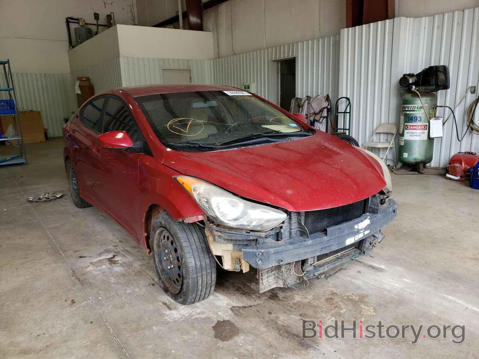 Photo KMHDH4AE6DU556514 - HYUNDAI ELANTRA 2013