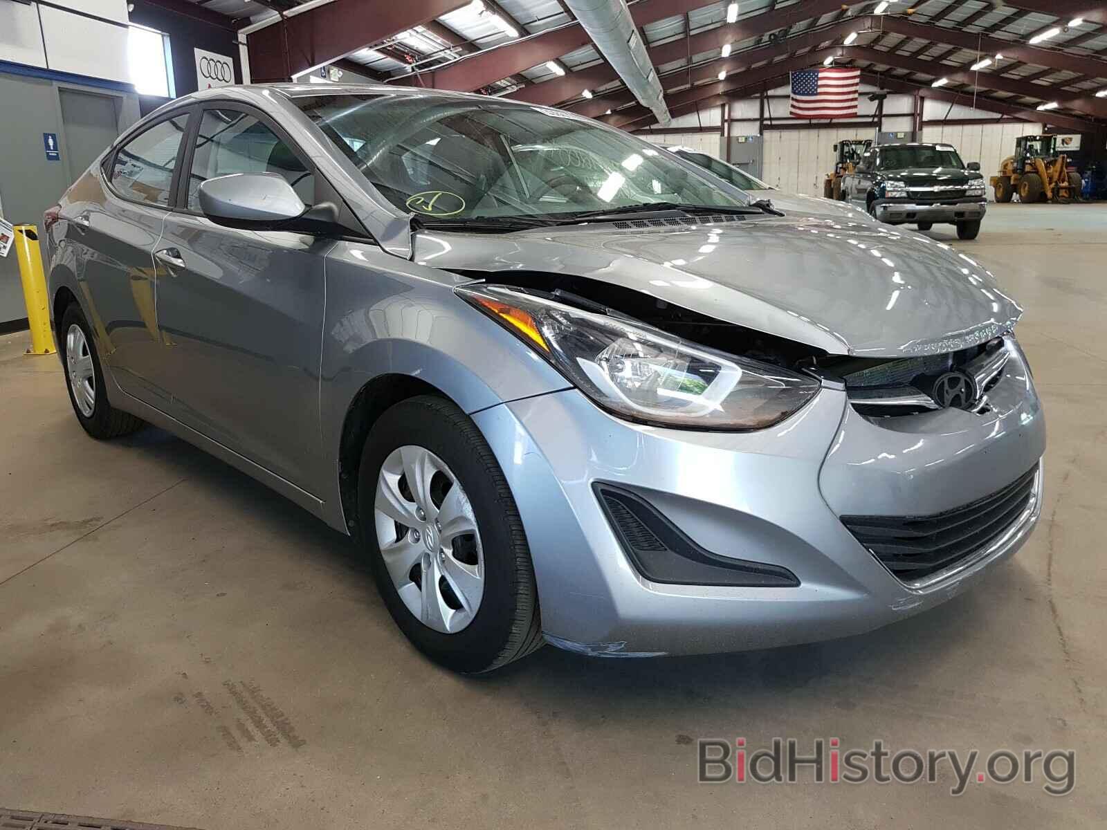 Photo 5NPDH4AE1GH736325 - HYUNDAI ELANTRA 2016