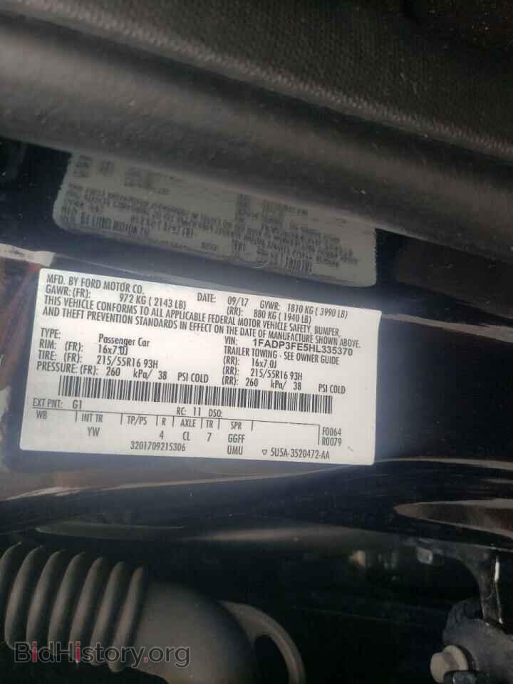 2017 FORD FOCUS - VIN: 1FADP3FE5HL335370 - Фото 10