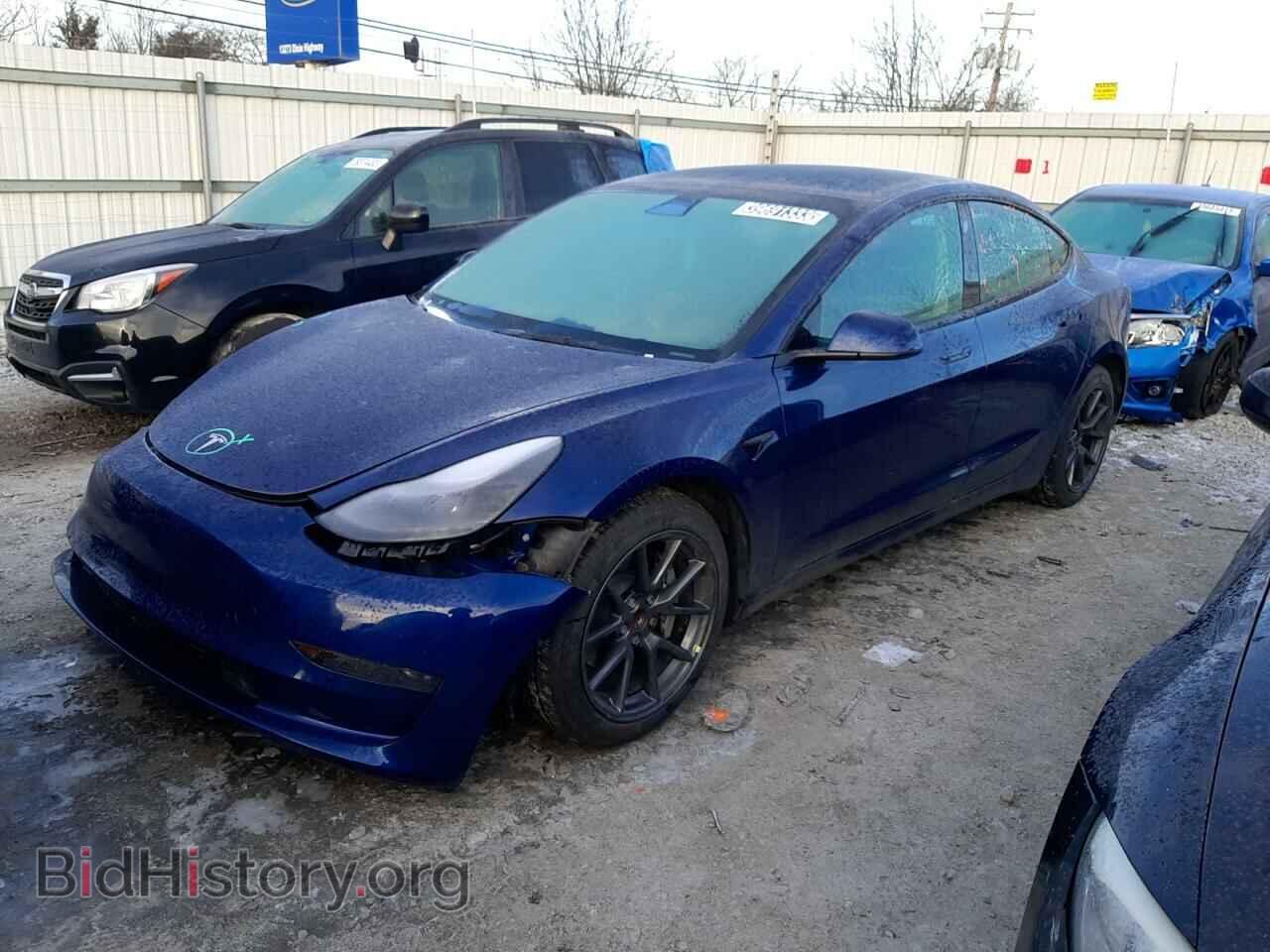 Photo 5YJ3E1EA5NF368608 - TESLA MODEL 3 2022