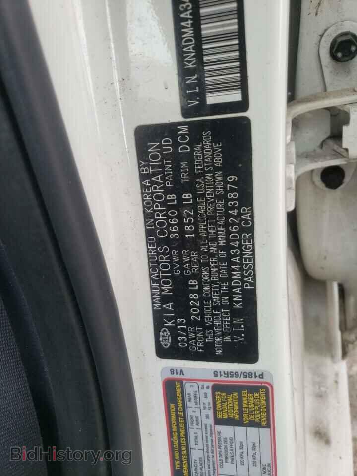 2013 KIA RIO - VIN: KNADM4A34D6243879 - Фото 10
