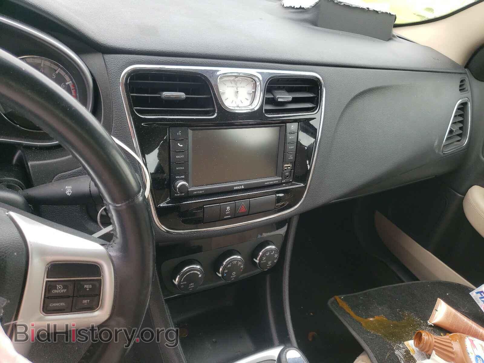 2012 CHRYSLER 200 - VIN: 1C3CCBBB9CN125329 - Фото 9