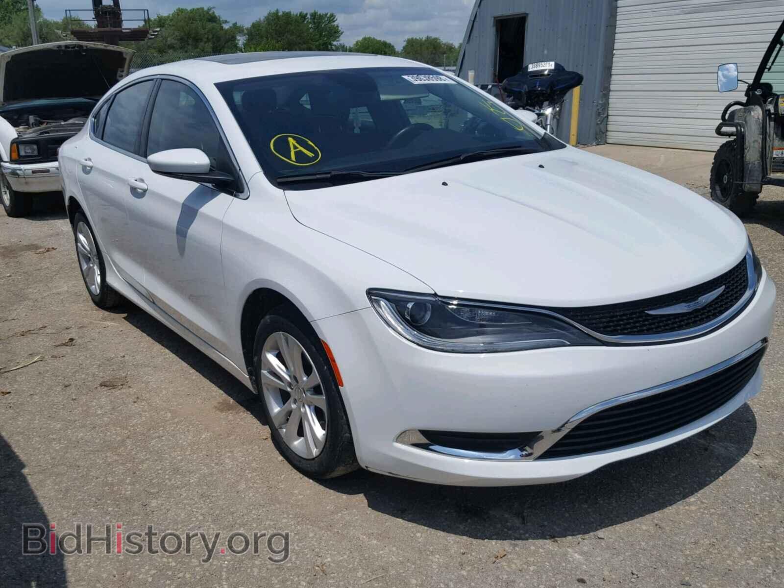 Фотография 1C3CCCAB3GN122889 - CHRYSLER 200 2016