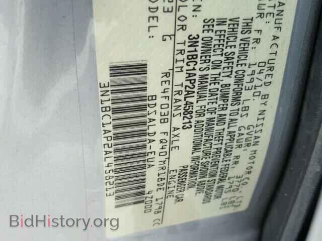 2010 NISSAN VERSA - VIN: 3N1BC1AP2AL458213 - Фото 10