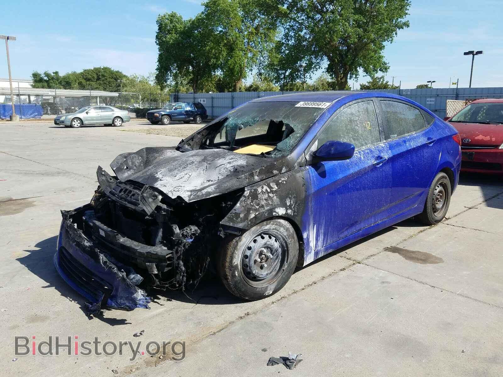 2012 HYUNDAI ACCENT - VIN: KMHCT4AE9CU255938 - Фото 2