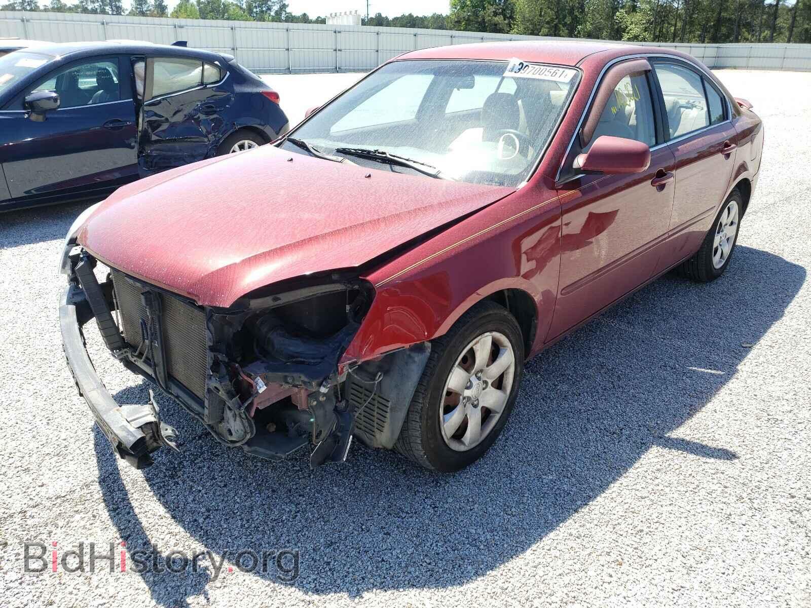 2008 KIA OPTIMA - VIN: KNAGE123785209051 - Фото 2