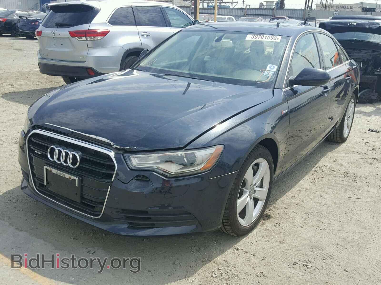 2012 AUDI A6 - VIN: WAUGGAFC3CN091786 - Фото 2