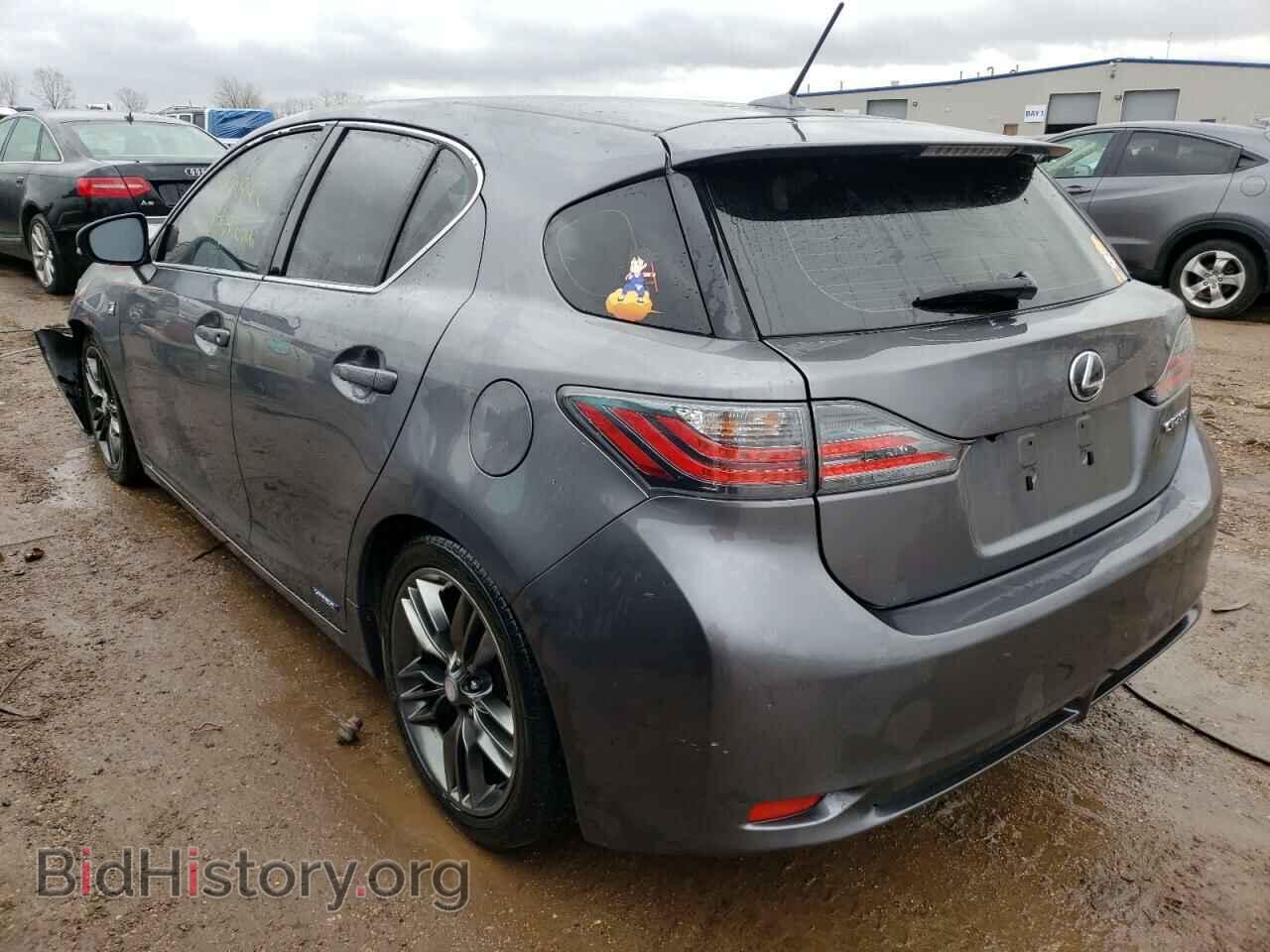 2012 LEXUS CT 200 - VIN: JTHKD5BH6C2070641 - Фото 3