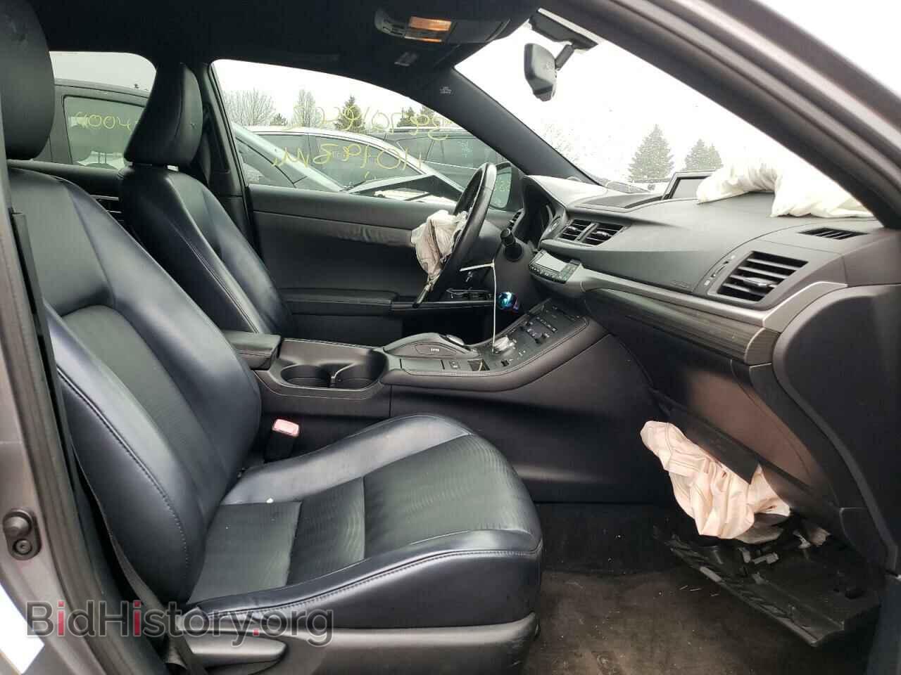 2012 LEXUS CT 200 - VIN: JTHKD5BH6C2070641 - Фото 5