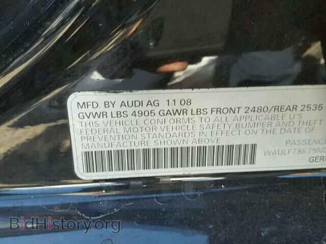 2009 AUDI A4 - VIN: WAULF78K79N039238 - Фото 10