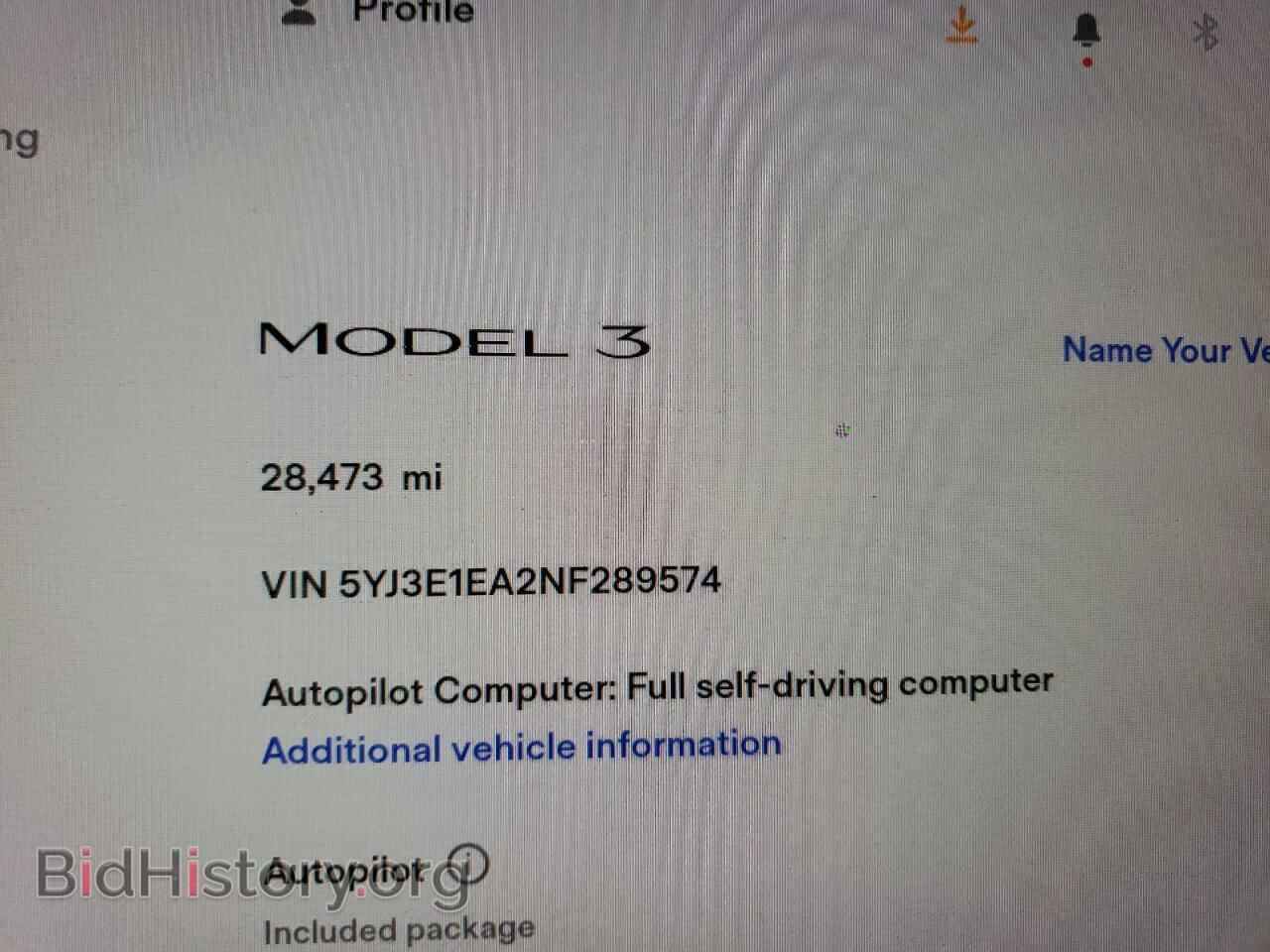 2022 TESLA MODEL 3 - VIN: 5YJ3E1EA2NF289574 - Фото 9