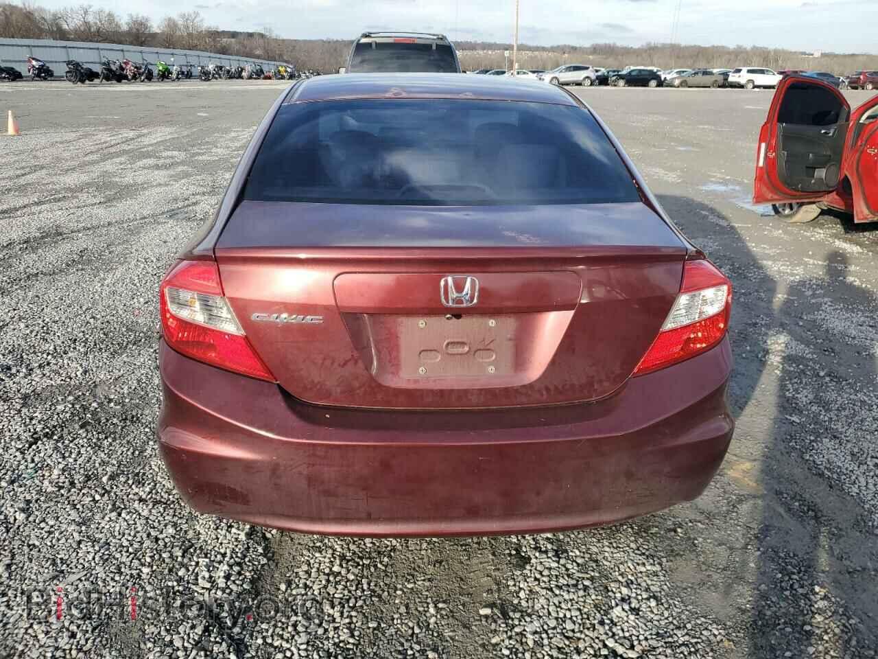 2012 HONDA CIVIC - VIN: 2HGFB2F86CH502641 - Фото 6
