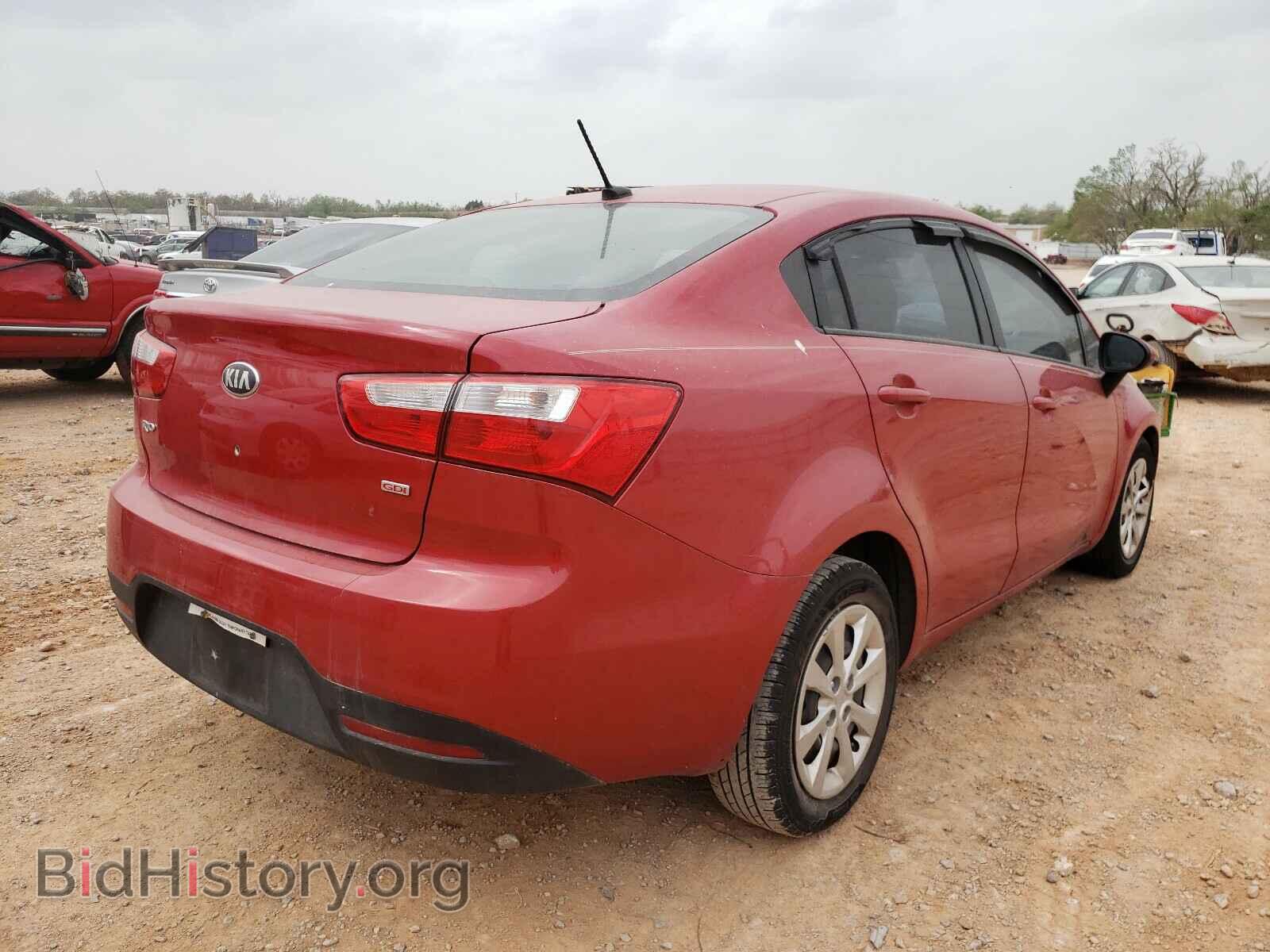 2013 KIA RIO - VIN: KNADM4A31D6216901 - Фото 4
