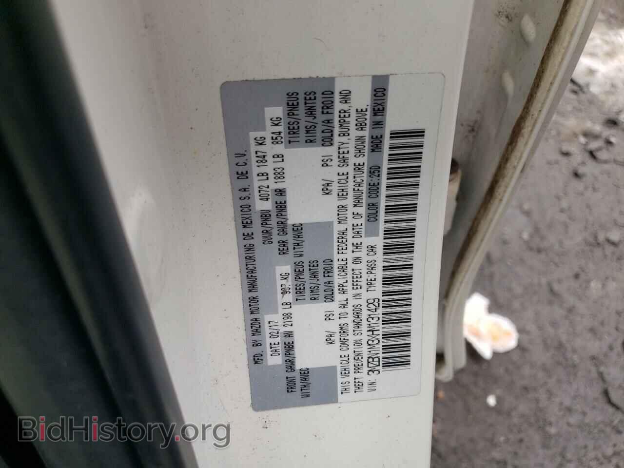 2017 MAZDA 3 - VIN: 3MZBN1M3XHM131429 - Фото 13