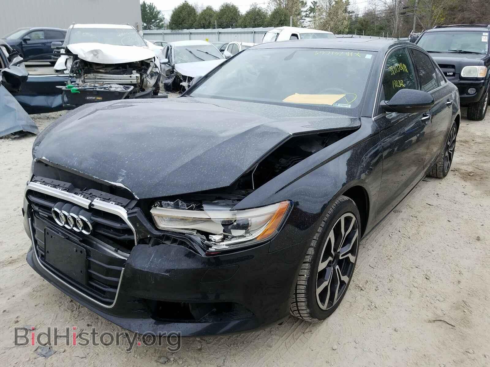 2013 AUDI A6 - VIN: WAUGFAFC0DN018895 - Фото 2