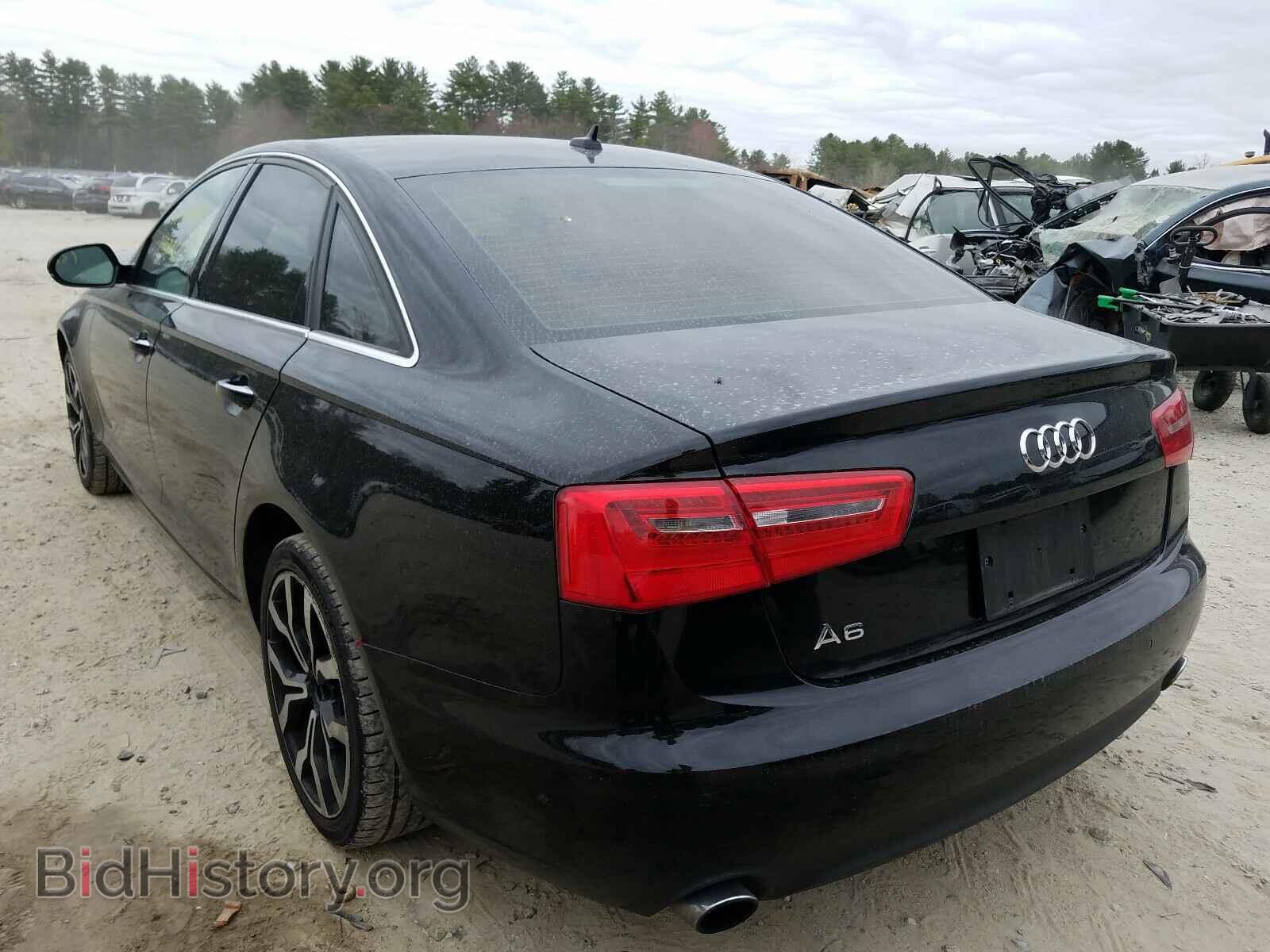 2013 AUDI A6 - VIN: WAUGFAFC0DN018895 - Фото 3