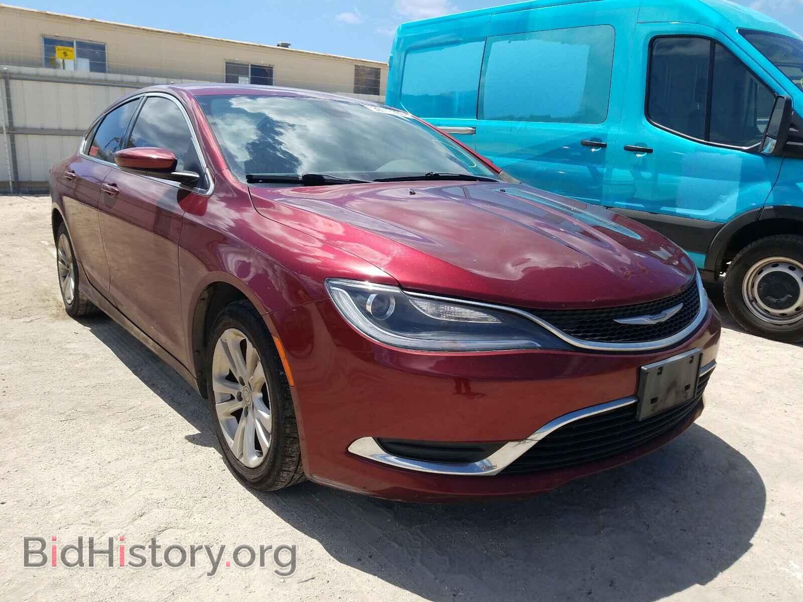 Фотография 1C3CCCAB9FN625261 - CHRYSLER 200 2015