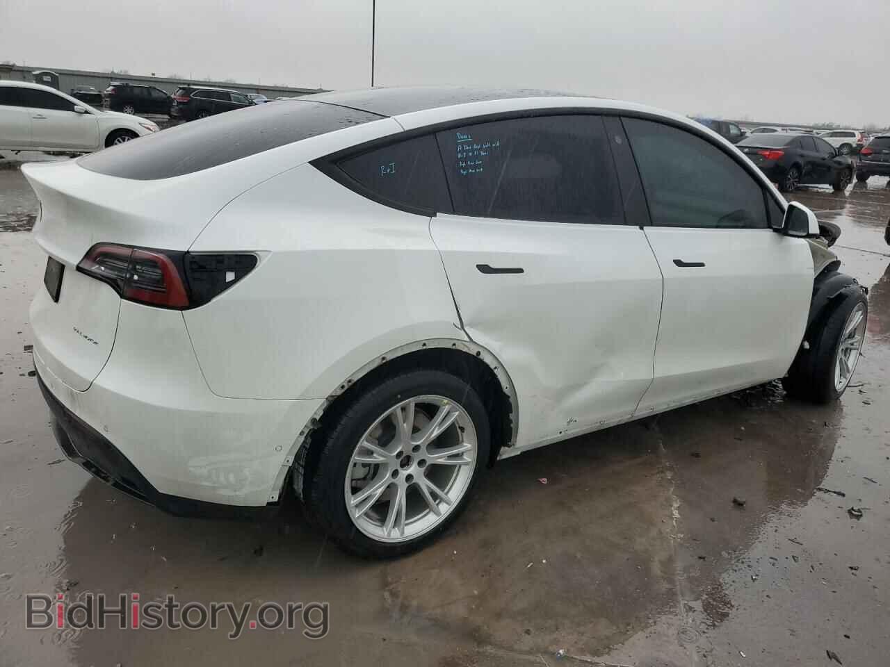 2022 TESLA MODEL Y - VIN: 7SAYGDEE3NF313565 - Фото 3