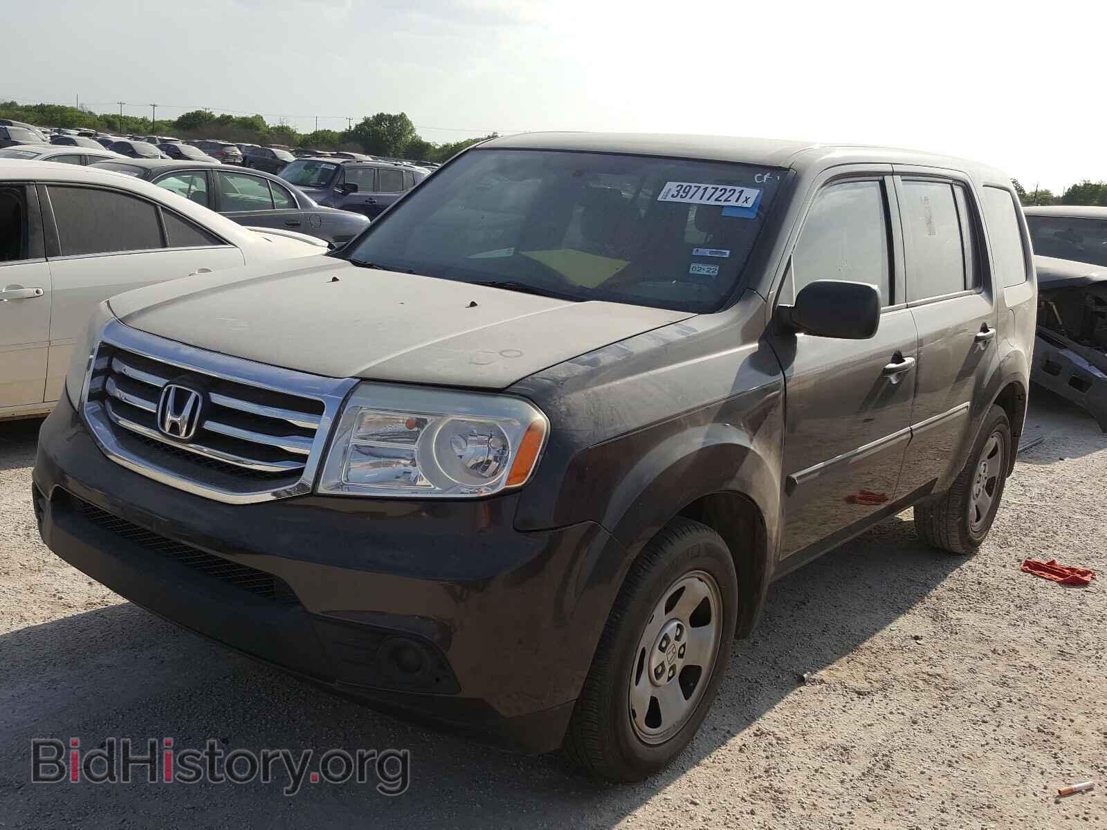 2013 HONDA PILOT - VIN: 5FNYF3H22DB033016 - Фото 2