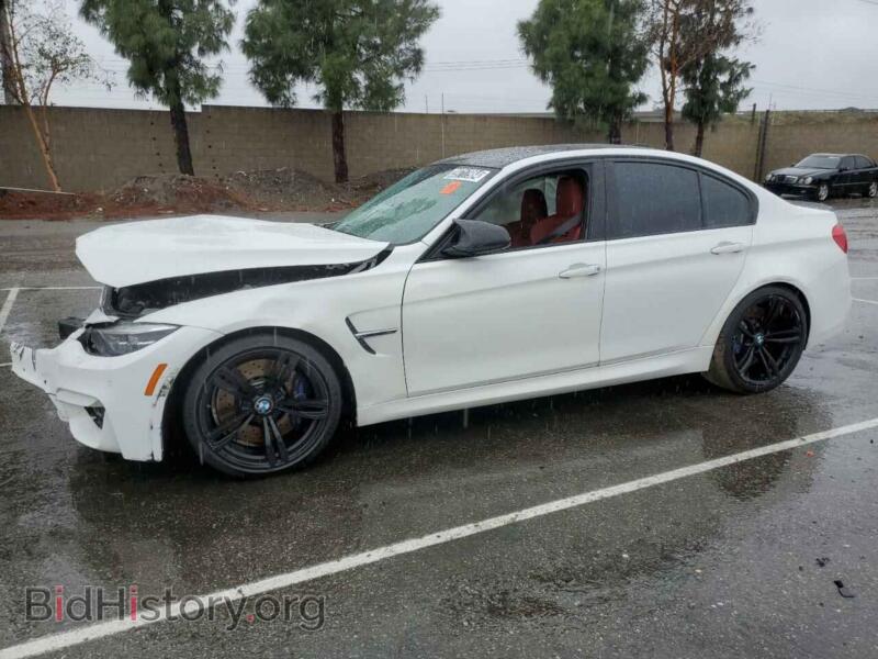 2018 BMW M3 (VIN WBS8M9C58J5J78822) — photo 1 of 12, Copart, damage: front end