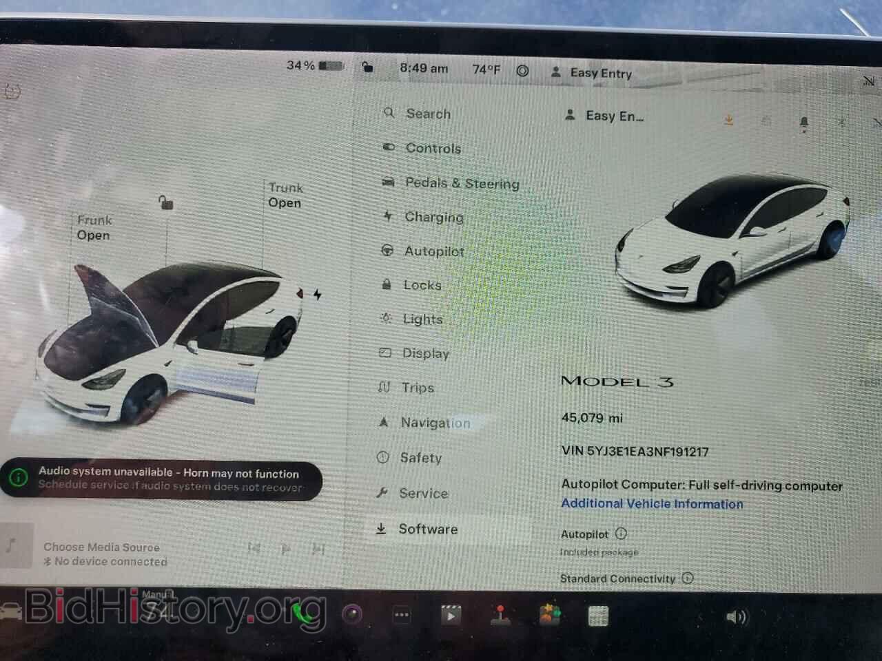 2022 TESLA MODEL 3 - VIN: 5YJ3E1EA3NF191217 - Photo 9