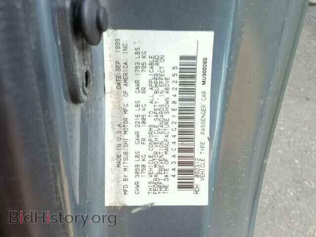 2000 MITSUBISHI ECLIPSE - VIN: 4A3AC44G2YE042255 - Фото 10