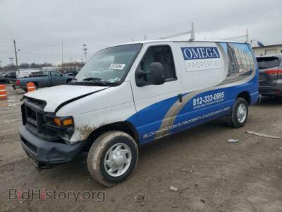2013 Ford ALL MODELS E150 Van, белый — VIN 1FTNE1EW9DDB11980, Copart