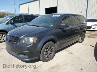 2014 Dodge CARAVAN Grand Cara, черный — VIN 2C4RDGBG2ER276594, Copart