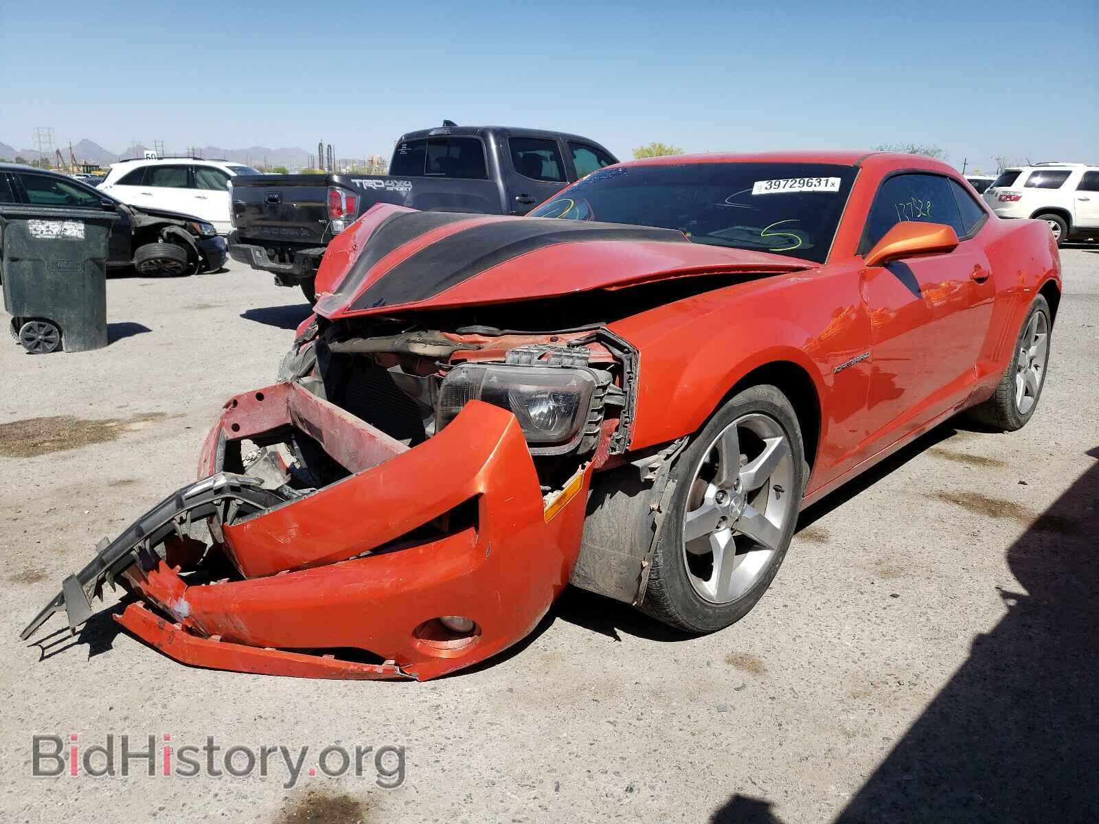2010 CHEVROLET CAMARO - VIN: 2G1FB1EV3A9180346 - Фото 2
