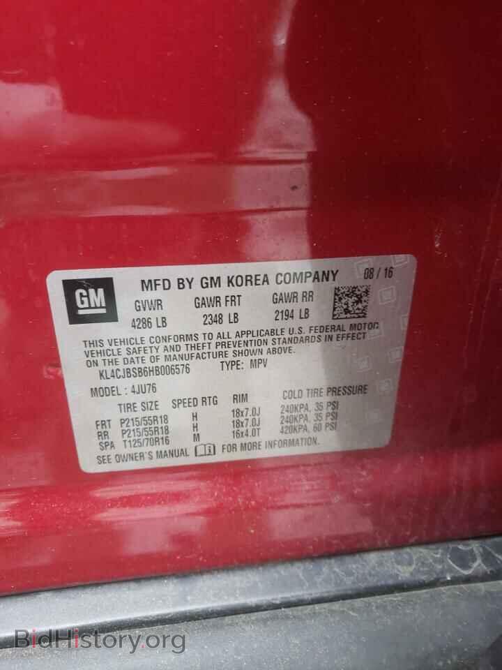 2017 BUICK ENCORE - VIN: KL4CJBSB6HB006576 - Photo 13