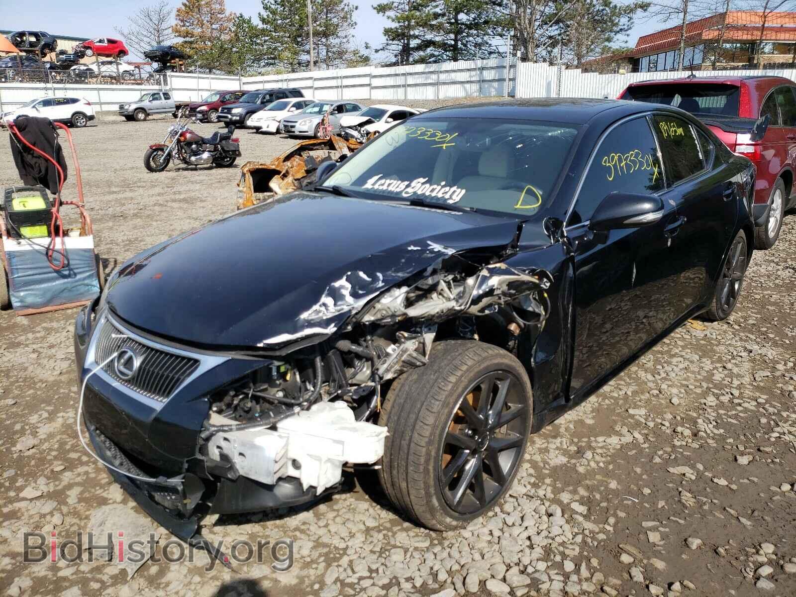 2012 LEXUS IS - VIN: JTHCF5C22C5058557 - Фото 2