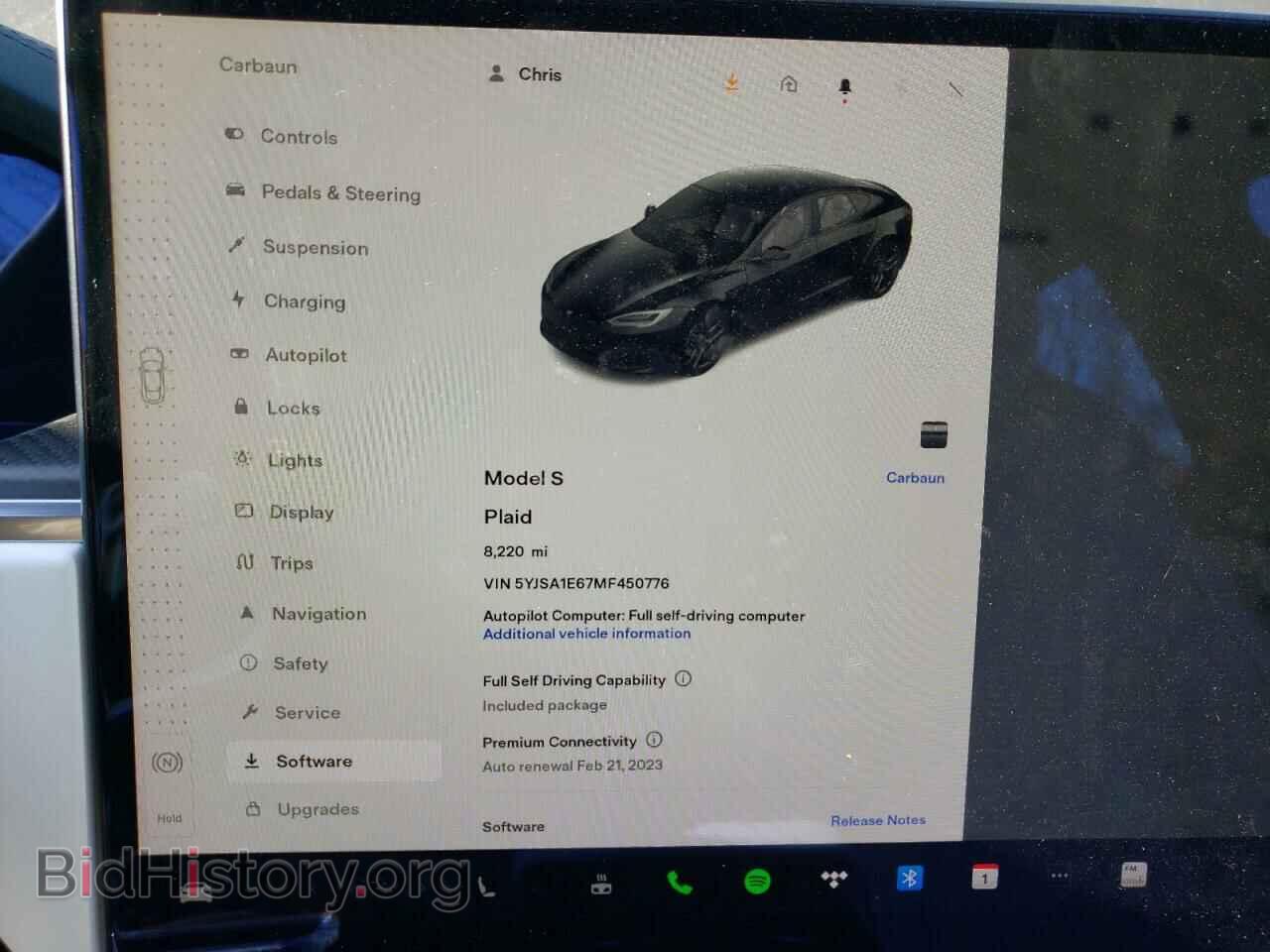 2021 TESLA MODEL S - VIN: 5YJSA1E67MF450776 - Photo 9