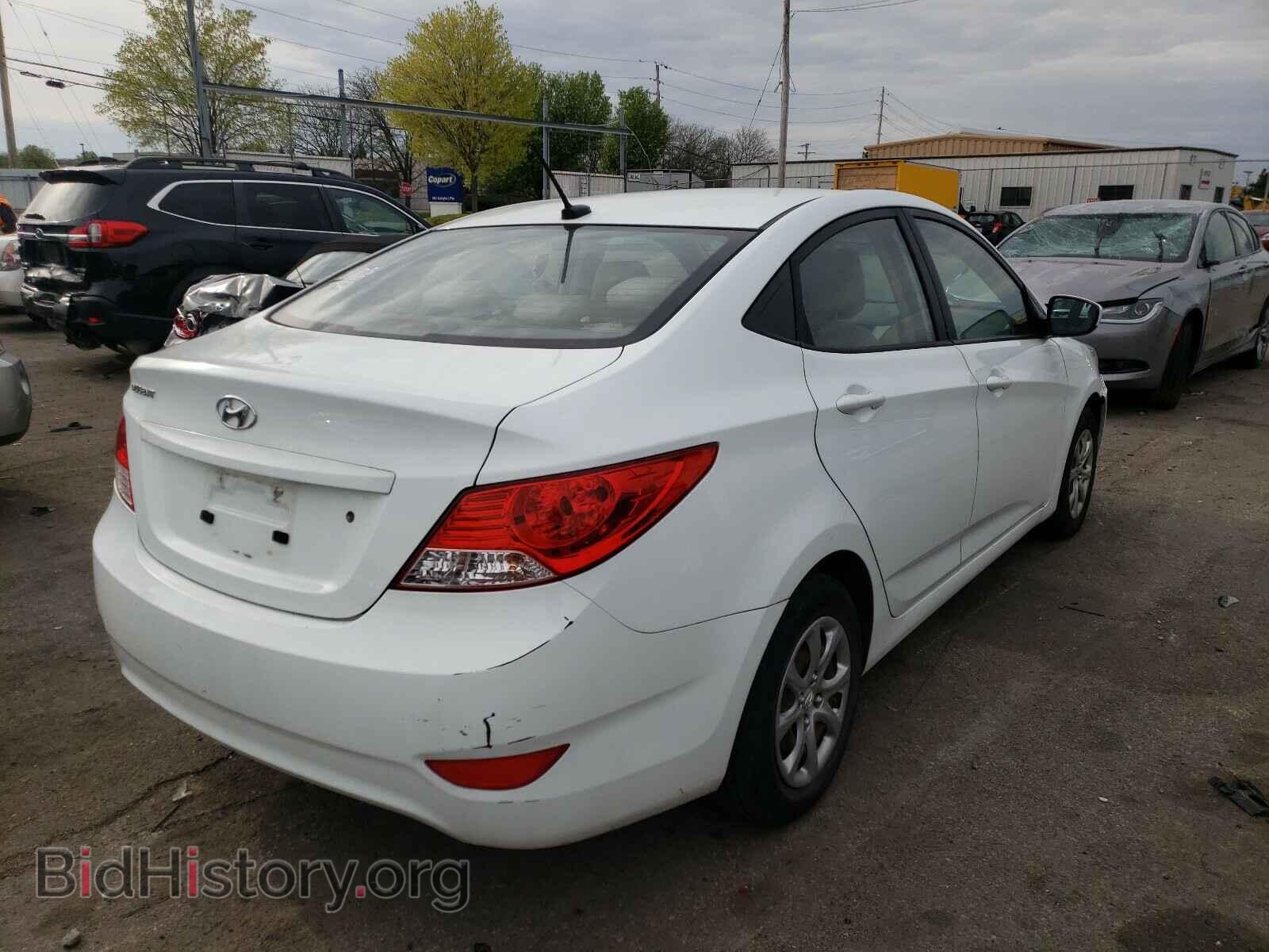 2013 HYUNDAI ACCENT - VIN: KMHCT4AE6DU333545 - Фото 4