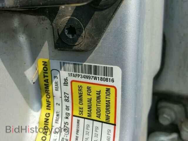 2007 FORD FOCUS - VIN: 1FAFP34N97W180816 - Фото 10