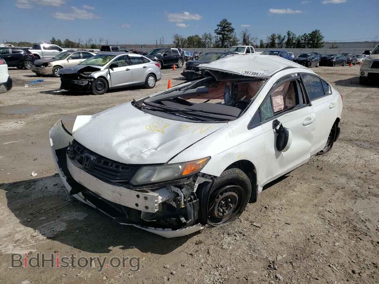 2012 HONDA CIVIC - VIN: 2HGFB2F57CH336071 - Фото 2
