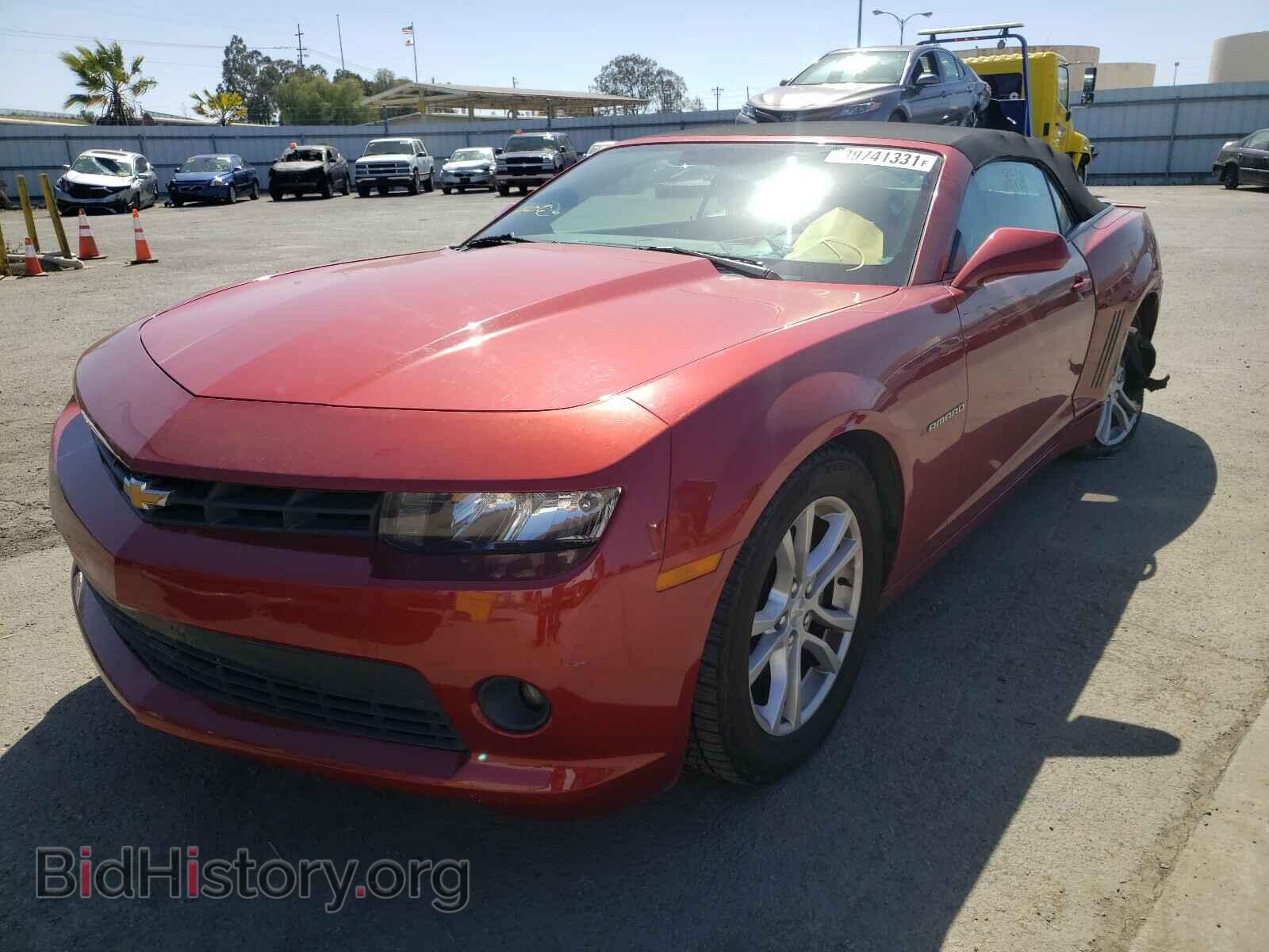 2014 CHEVROLET CAMARO - VIN: 2G1FB3D37E9234555 - Фото 2