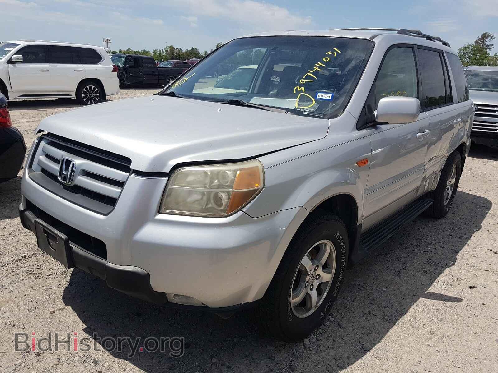 2007 HONDA PILOT - VIN: 5FNYF28577B007374 - Фото 2