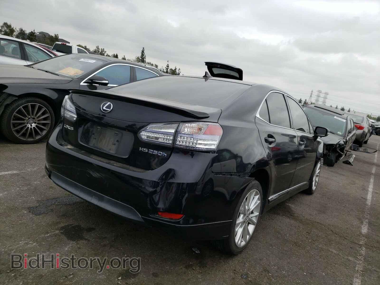 2010 LEXUS HS - VIN: JTHBB1BAXA2011820 - Фото 4
