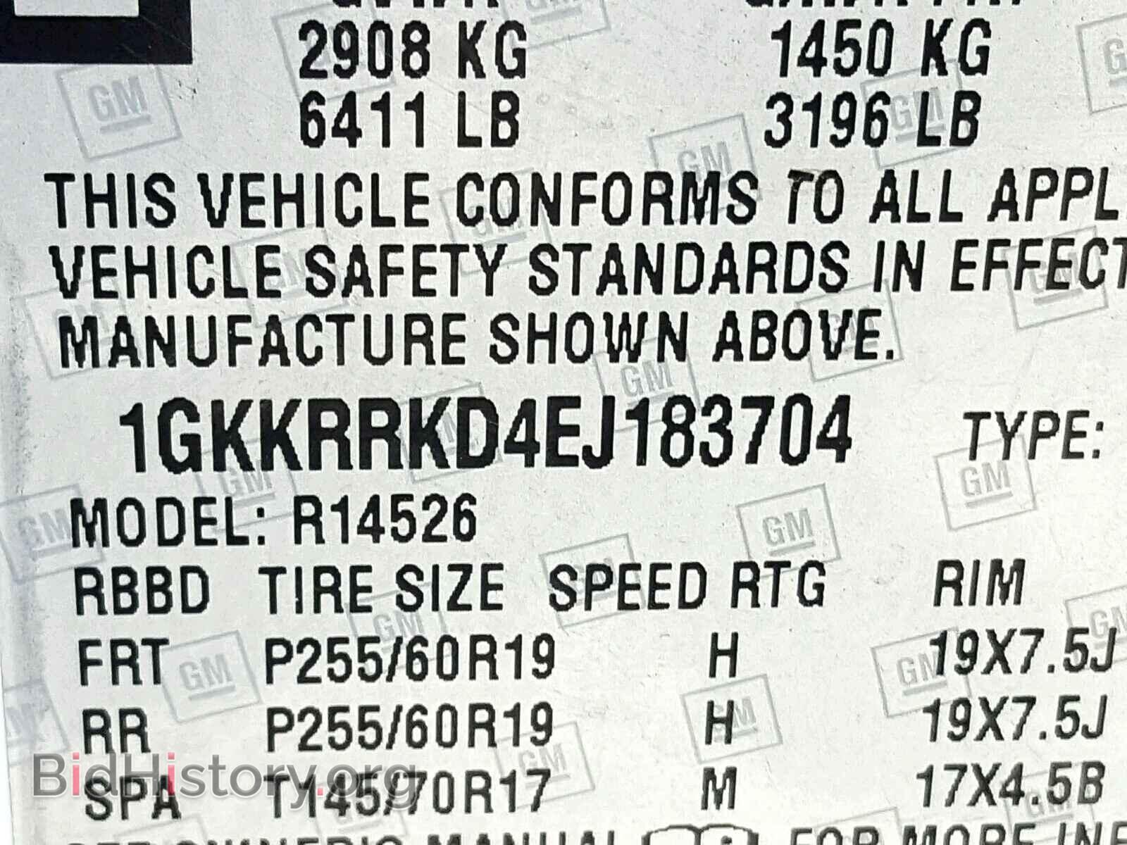 2014 GMC ACADIA SLT - VIN: 1GKKRRKD4EJ183704 - Фото 10