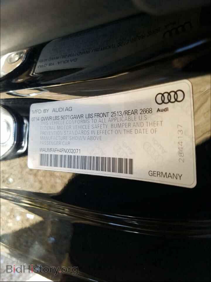 2015 AUDI A5 - VIN: WAUMFAFH4FN002071 - Фото 10
