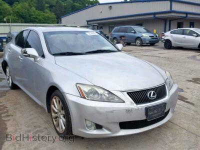 2010 Lexus IS 250, silver — VIN JTHCF5C25A5044410, Copart
