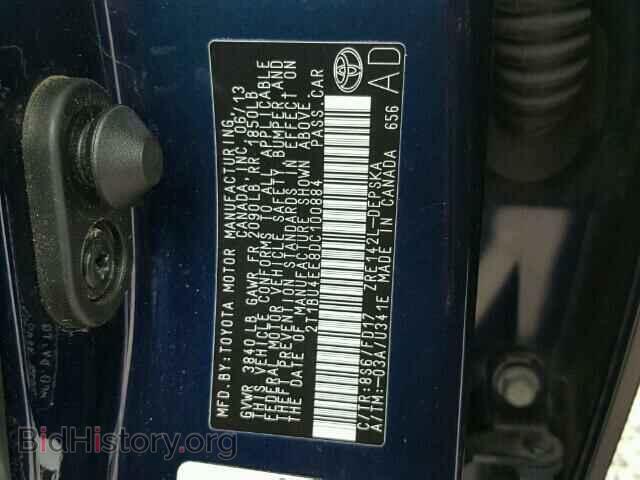 2013 TOYOTA COROLLA - VIN: 2T1BU4EE8DC100884 - Фото 10