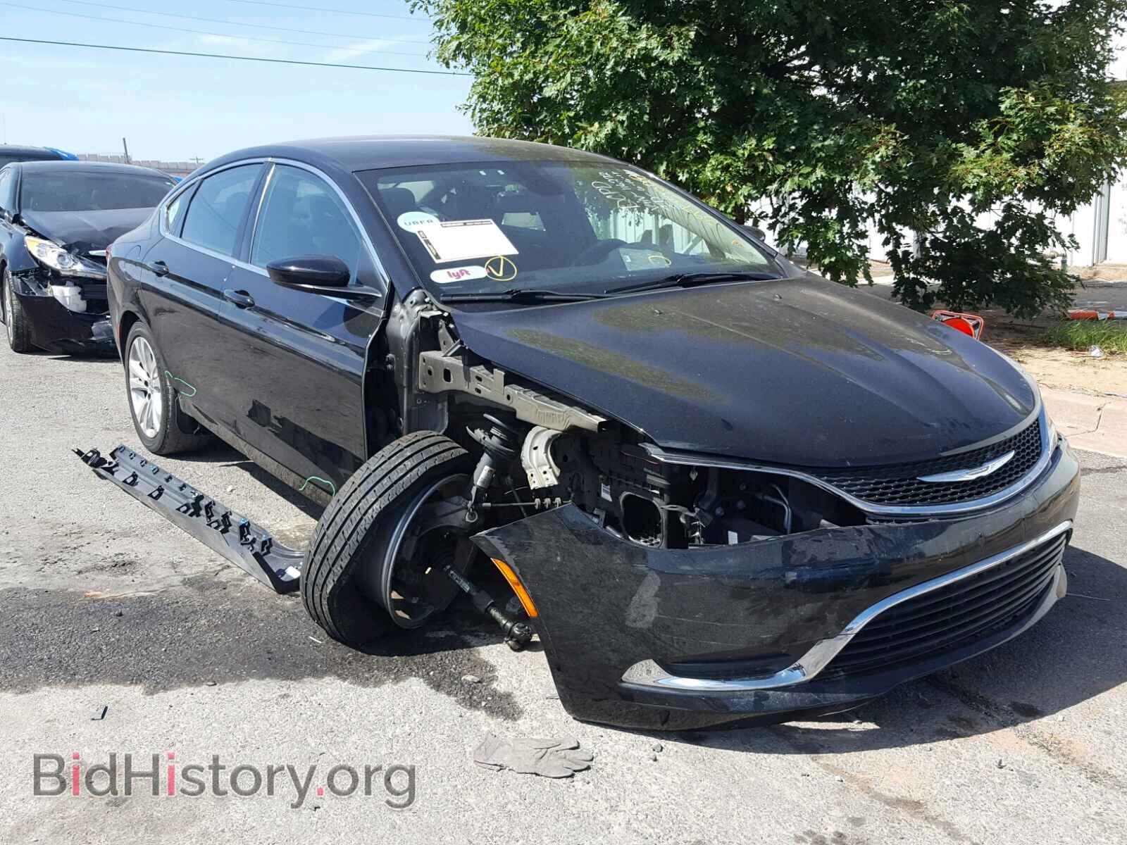 Фотография 1C3CCCAB9GN116272 - CHRYSLER 200 2016