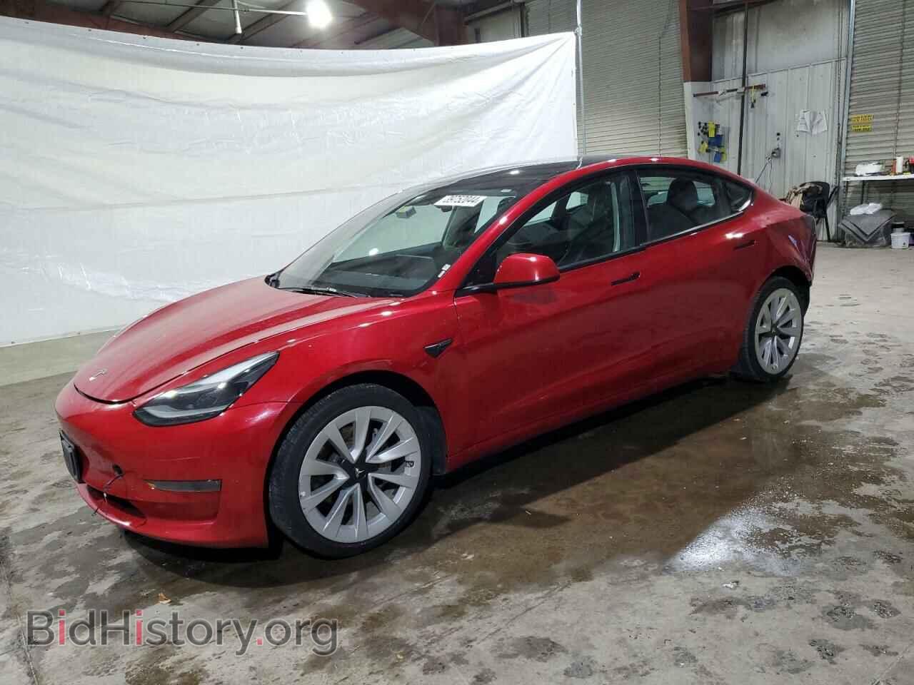 Photo 5YJ3E1EA6NF186321 - TESLA MODEL 3 2022