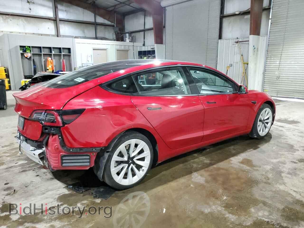 2022 TESLA MODEL 3 - VIN: 5YJ3E1EA6NF186321 - Фото 3