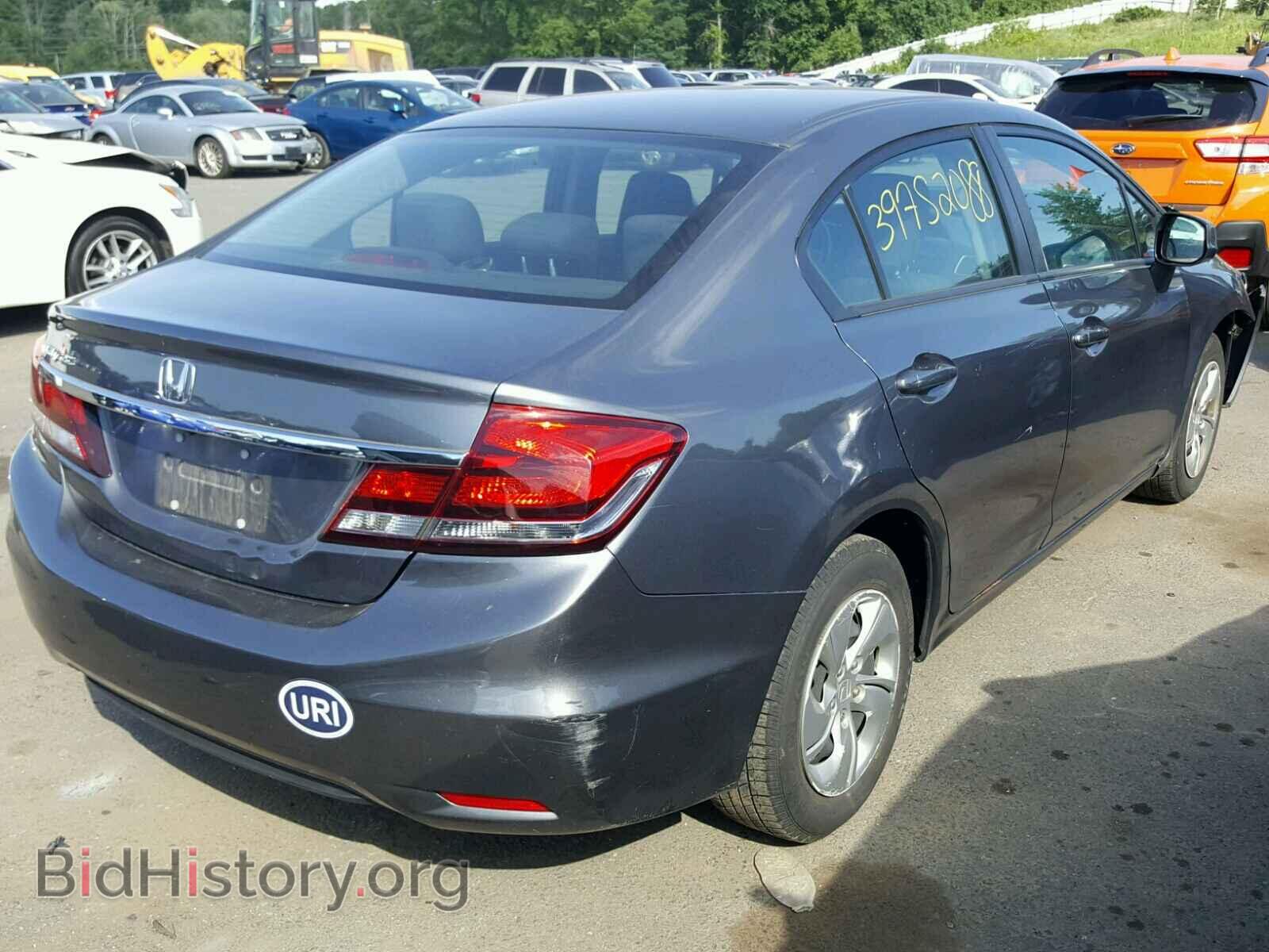 2013 HONDA CIVIC LX - VIN: 19XFB2F52DE218117 - Фото 4