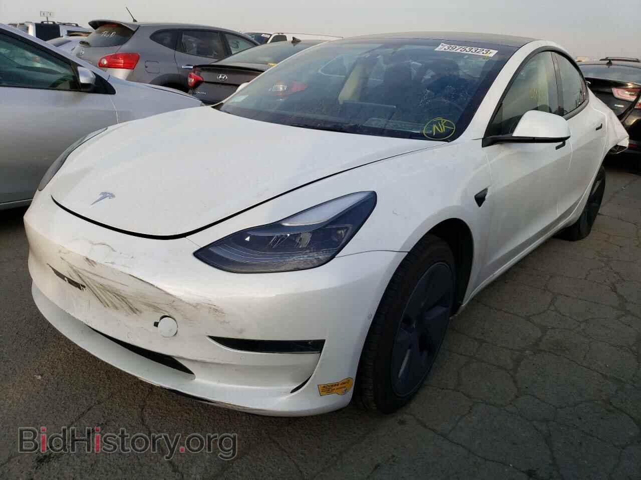 Photo 5YJ3E1EB5NF106905 - TESLA MODEL 3 2022